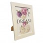 Rama foto decorativa Shirley, format 15x21, cadru din lemn, alb