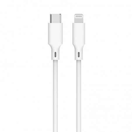 Cablu USB-C - Lightning, PD 27W, 480Mbps, 1 m, pentru incarcare si transfer date