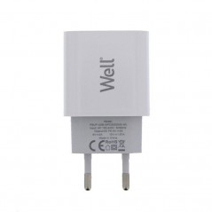 Incarcator retea, universal, USB C, PD 20W, 5V, alb