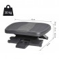 Suport ergonomic relaxare picioare, inclinare 30 grade, 3 trepte inaltime, antiderapanta, RESIGILAT