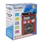 Radio portabil FM/AM/SW, MP3 player, slot USB SD, design retro, Waxiba, RESIGILAT
