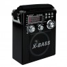 Radio portabil FM/AM/SW, MP3 player, slot USB SD, design retro, Waxiba