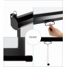 Ecran pentru proiectie 100 inch, format 16:9, portabil, sistem prindere, alb mat