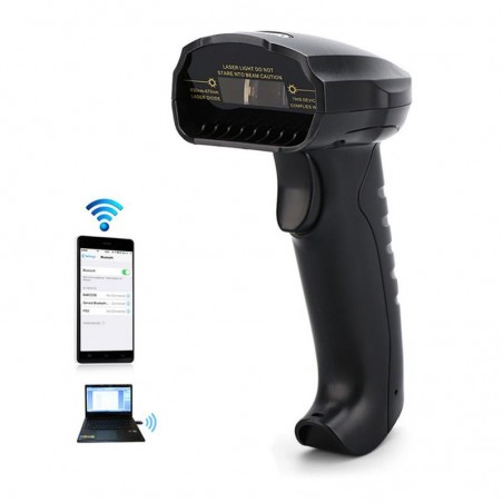 Cititor cod de bare 1D, Bluetooth, USB, 4500 coduri, Android, iOS, 750mAh, BP, RESIGILAT