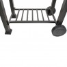 Gratar mobil carbune BBQ Grill, 2 rafturi, control temperatura, Kaminer