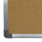 Panou tabla pluta, rama din aluminiu, 60x90 cm, fixare perete, RESIGILAT