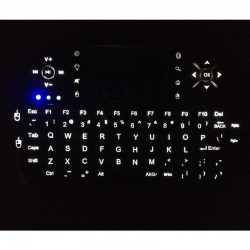 Mini tastatura bluetooth iluminata, touchpad, SmartTV PC XBox PS3, Rii i8+, RESIGILAT