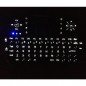 Mini tastatura bluetooth iluminata, touchpad, SmartTV PC XBox PS3, Rii i8+, RESIGILAT