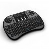 Mini tastatura bluetooth Rii i8+, qwerty si touchpad, PS4, iluminata 