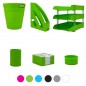 Set 8 accesorii pentru birou ARK, verde, RESIGILAT