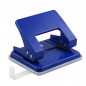 Perforator metalic, capacitate 40 coli, rigla ghidaj, albastru Perforator metalic, capacitate 40 coli, rigla ghidaj, albastru