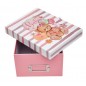 Cutie foto arhivare, capacitate 700 poze, format 10x15, Photobox roz