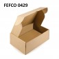 Cutie cu autoformare 106x74x43 mm, carton natur microondul E 360 g, FEFCO 0429 Cutie cu autoformare 106x74x43 mm, carton natur microondul E 360 g, FEFCO 0429