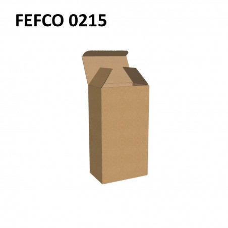 Cutie carton cu autoformare 110x70x200, natur, microondul E 360 g, FEFCO 0215