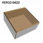 Tavita autoformare 150x150x60 mm carton alb microondul E 360 g, FEFCO 0422