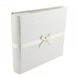Album foto Unique Leather 13x18, 200 poze, spatiu notite, panglica, alb, RESIGILAT