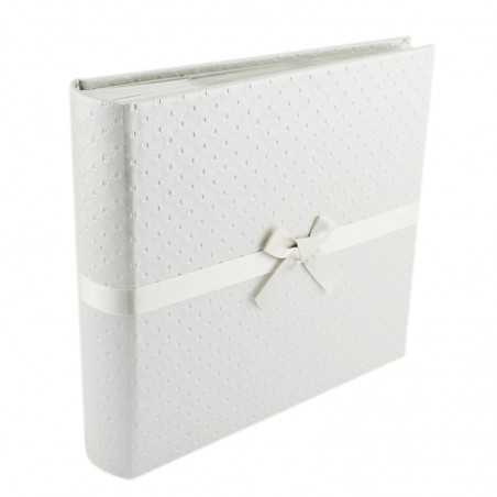 Album foto Unique Leather 13x18, 200 poze, spatiu notite, panglica, alb, RESIGILAT