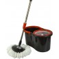 Mop rotativ cu galeata, rotire 360 grade, 2 capete interschimbabile, microfibra, maner telescopic Mop rotativ cu galeata, rotire 360 grade, 2 capete interschimbabile, microfibra, maner telescopic