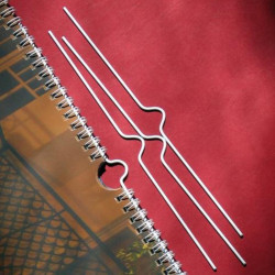 Agatatori metalice negre pentru calendare