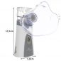 Aparat aerosoli portabil, nebulizator cu ultrasunete, silentios, masca adulti si copii, alimentare baterii/USB