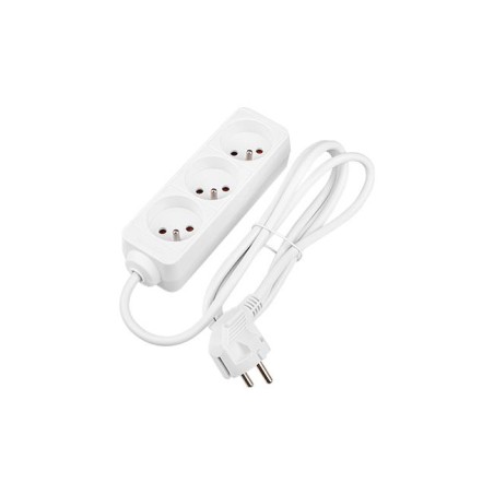 Prelungitor 3 prize standard, protectie suprasarcina, IP20, 3000W, 1,5m, PVC, alb