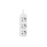 Prelungitor 3 prize standard, protectie suprasarcina, IP20, 3000W, 1,5m, PVC, alb