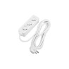 Prelungitor 3 prize standard, protectie suprasarcina, IP20, 3000W, 3m, PVC, alb