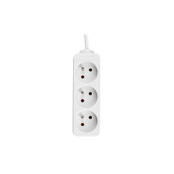 Prelungitor 3 prize standard, protectie suprasarcina, IP20, 3000W, 3m, PVC, alb