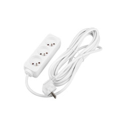 Prelungitor 3 prize standard, protectie suprasarcina, IP20, 3000W, 5m, PVC, alb