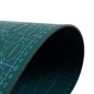 Covoras pentru modelare si taiere, doua fete, A2, reutilizabil, 45x60 cm, PVC, verde Covoras pentru modelare si taiere, doua fete, A2, reutilizabil, 45x60 cm, PVC, verde