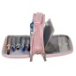 Penar cu 2 compartimente, extensibil, clapeta interioara tip organizator, 11x7x23 cm, roz Penar cu 2 compartimente, extensibil, clapeta interioara tip organizator, 11x7x23 cm, roz