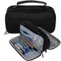 Penar scolar, neechipat, 2 compartimente, fermoar, agatatoare, 11.5x7.5x23 cm, negru Penar scolar, neechipat, 2 compartimente, fermoar, agatatoare, 11.5x7.5x23 cm, negru