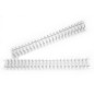 Inele metalice diametru 15.9 mm pentru indosariere, pas 2:1, albe, set 50 bucati Inele metalice diametru 15.9 mm pentru indosariere, pas 2:1, albe, set 50 bucati