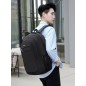 Rucsac ergonomic, capacitate 38 litri, reglabil, 2 compartimente, 2 buzunare, negru, 50x18x32 cm Rucsac ergonomic, capacitate 38 litri, reglabil, 2 compartimente, 2 buzunare, negru, 50x18x32 cm