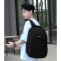 Rucsac ergonomic, capacitate 38 litri, reglabil, 2 compartimente, 2 buzunare, negru, 50x18x32 cm Rucsac ergonomic, capacitate 38 litri, reglabil, 2 compartimente, 2 buzunare, negru, 50x18x32 cm