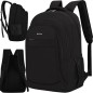 Rucsac ergonomic, capacitate 38 litri, reglabil, 2 compartimente, 2 buzunare, negru, 50x18x32 cm Rucsac ergonomic, capacitate 38 litri, reglabil, 2 compartimente, 2 buzunare, negru, 50x18x32 cm
