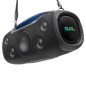 Boxa portabila karaoke, IPX5, 100 Watt, lumina LED, panou Soft Touch, AUX 3.5 mm, USB/microSD, Wireless