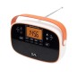 Radio portabil, AM-FM, ceas desteptator, afisaj LCD mare, repetare alarma, USB-C, baterii, 184x113x58 mm Radio portabil, AM-FM, ceas desteptator, afisaj LCD mare, repetare alarma, USB-C, baterii, 184x113x58 mm