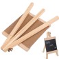 Tabla decorativa tip sevalet din lemn, scriere cu creta, suprafata neagra, 36x20 cm