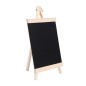Tabla decorativa tip sevalet din lemn, scriere cu creta, suprafata neagra, 36x20 cm
