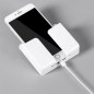 Suport de perete pentru telefon, compatibil cu diverse modele, 9.5 x 7.7 cm, alb Suport de perete pentru telefon, compatibil cu diverse modele, 9.5 x 7.7 cm, alb