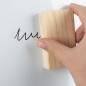Tabla magnetica cu 2 fete, rama din lemn, markere, burete, accesorii incluse, inaltime 40 cm