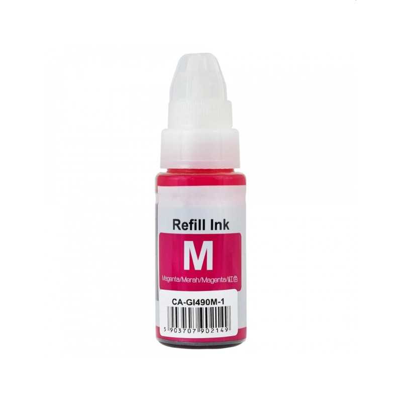 Cerneala compatibila Canon GI490 Magenta dye, flacon cu picurator similar OEM
