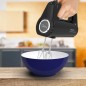 Mixer de mana, 400 W, 5 trepte de viteza, turbo, negru