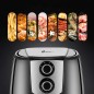 Friteuza 3.5 litri, 1400W, 0-30 minute, 80-200 grade, tigaie antiaderenta, indicator incalzire, 220-240V, PP si otel