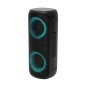 Boxa portabila 2x10W, BT TWS stereo, efecte luminoase LED RGB, USB/microSD, AUX, IPX5