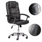 Scaun ergonomic directorial, inaltime reglabila 108-118 cm, rotativ, maxim 150 kg, negru, RESIGILAT