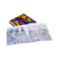 Carte de colorat antistres, pentru copii si adulti, 24,5x24,5x0,2 cm
