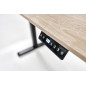 Birou electric inaltime reglabila, 73-118 cm, latime 105 cm, cadru otel, blat pal melaminat