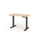 Birou electric inaltime reglabila, 73-118 cm, latime 105 cm, cadru otel, blat pal melaminat